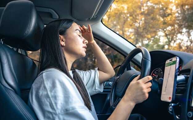 Причины головной боли во время вождения
