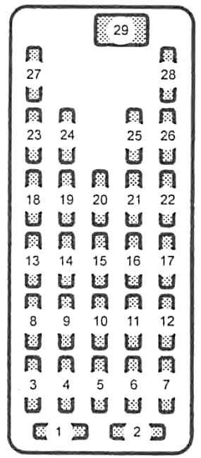 Функции основных элементов защиты Mazda 323 BA